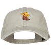 Cowboy Boots and Hat Embroidered Washed Cap