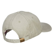 Cowboy Boots and Hat Embroidered Washed Cap