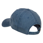 Cowboy Boots and Hat Embroidered Washed Cap