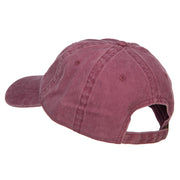 Praying Hands Outline Embroidered Washed Cotton Cap