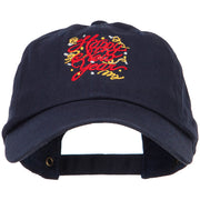 Happy New Year Confetti Embroidered Unstructured Cap