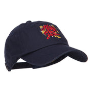 Happy New Year Confetti Embroidered Unstructured Cap