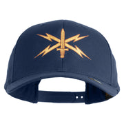 U.S. Army Cyber Corps Embroidered Retro Cotton Blend Snapback Cap - Navy OSFM