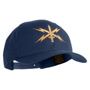 U.S. Army Cyber Corps Embroidered Retro Cotton Blend Snapback Cap - Navy OSFM
