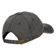 Cowboy Boots and Hat Embroidered Washed Cap