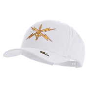 U.S. Army Cyber Corps Embroidered Retro Cotton Blend Snapback Cap - White OSFM