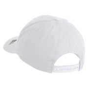 U.S. Army Cyber Corps Embroidered Retro Cotton Blend Snapback Cap - White OSFM