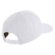 U.S. Army Cyber Corps Embroidered Retro Cotton Blend Snapback Cap - White OSFM