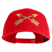 U.S. Army Special Forces Embroidered Retro Cotton Blend Snapback Cap - Red OSFM