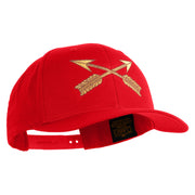 U.S. Army Special Forces Embroidered Retro Cotton Blend Snapback Cap - Red OSFM