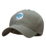 Furry Yeti Embroidered Low Profile Cotton Cap