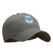 Furry Yeti Embroidered Low Profile Cotton Cap