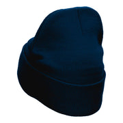 U.S. Navy Veteran Embroidered Long Knitted Beanie