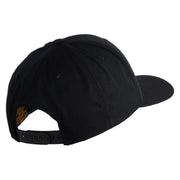 U.S. Army Special Forces Embroidered Retro Cotton Blend Snapback Cap - Black OSFM