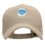 Furry Yeti Embroidered Low Profile Cotton Cap