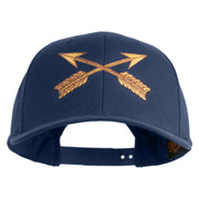 U.S. Army Special Forces Embroidered Retro Cotton Blend Snapback Cap - Navy OSFM