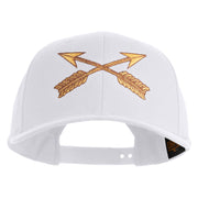 U.S. Army Special Forces Embroidered Retro Cotton Blend Snapback Cap - White OSFM