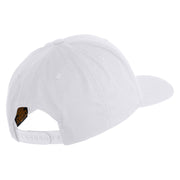 U.S. Army Special Forces Embroidered Retro Cotton Blend Snapback Cap - White OSFM