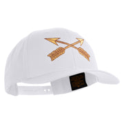 U.S. Army Special Forces Embroidered Retro Cotton Blend Snapback Cap - White OSFM