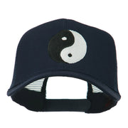 Yin Yang Symbol Embroidered Cap