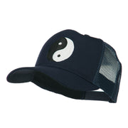 Yin Yang Symbol Embroidered Cap