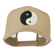 Yin Yang Symbol Embroidered Cap