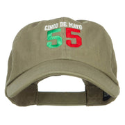 Cinco de Mayo 55 Embroidered Low Cap