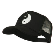 Yin Yang Symbol Embroidered Cap