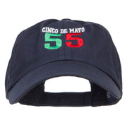 Cinco de Mayo 55 Embroidered Low Cap