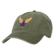 Army Air Corps Embroidered Pigment Dyed Cap