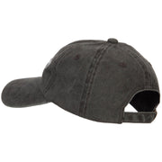 Phrase of Bad Hair Day Embroidered Washed Buckle Cap