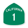 California 1 Sign