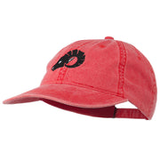 Zodiac Aries Embroidered Washed Cap