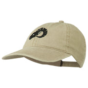 Zodiac Aries Embroidered Washed Cap