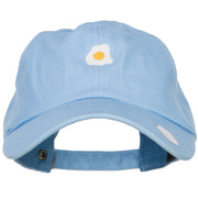 Mini Fried Egg Embroidered Unstructed Cap