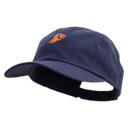 Soccer Flamethrower Embroidered Low Profile Dyed Cotton Twill Cap - Navy OSFM