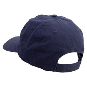 Soccer Flamethrower Embroidered Low Profile Dyed Cotton Twill Cap - Navy OSFM