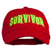 Halloween Zombie Survivor Embroidered Pet Spun Cap