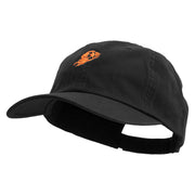 Soccer Flamethrower Embroidered Low Profile Dyed Cotton Twill Cap - Black OSFM