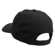 Soccer Flamethrower Embroidered Low Profile Dyed Cotton Twill Cap - Black OSFM