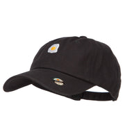 Mini Fried Egg Embroidered Unstructed Cap