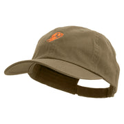 Soccer Flamethrower Embroidered Low Profile Dyed Cotton Twill Cap - Khaki OSFM