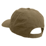 Soccer Flamethrower Embroidered Low Profile Dyed Cotton Twill Cap - Khaki OSFM