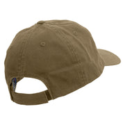 Soccer Flamethrower Embroidered Low Profile Dyed Cotton Twill Cap - Khaki OSFM