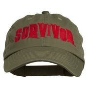 Halloween Zombie Survivor Embroidered Pet Spun Cap