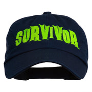 Halloween Zombie Survivor Embroidered Pet Spun Cap