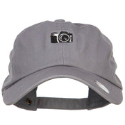 Mini Camera Embroidered Unstructured Cap