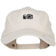 Mini Camera Embroidered Unstructured Cap