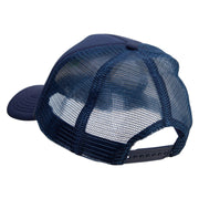 I'd Rather Be Playing Basketball Embroidered Summer Foam Mesh Trucker Cap - Navy OSFM