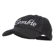 Halloween Zombie Embroidered Low Cap